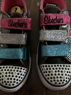Sketchers Twinkle Toes Sneakers Sz 1