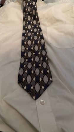 Men's Geometric Patterned Dress Tie 8
