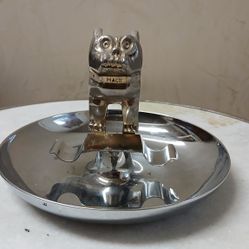 Vintage  Mack Truck Bulldog  Hood  Cigar Ashtray 