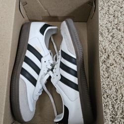 Adidas Kids' Samba OG Shoes, Style# IE3677, Size 1 1/2, White/Core Black/Gum