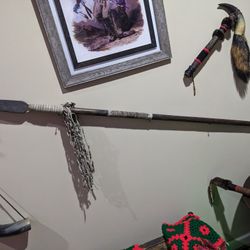Handmade Native American Spear Lance Metal Tip