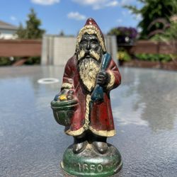 Antique Cast Iron Santa 