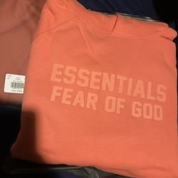 Fear Of God Essentials Coral Hoodie S,M,L