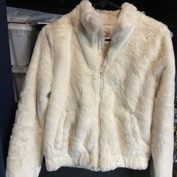 New Faux Fur Jacket White