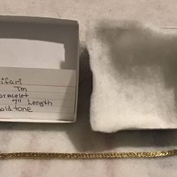 Trifari 7” L Goldtone Bracelet