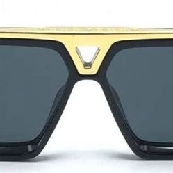 Louis Vuitton 1.1 Evidence Sunglasses Black And Gold