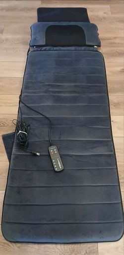 10 Motors Massage Mat with Heat and Shiatlsu Neck Massager