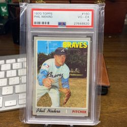 PSA4 1970 Phil Niekro HOF