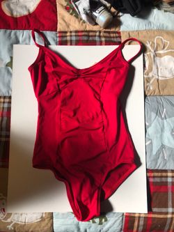 Red swimsuit one piece small