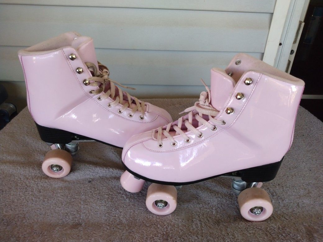 COSMIC SKATES ARCHIE-15 PINK ROLLER SKATES WOMENS Size 10