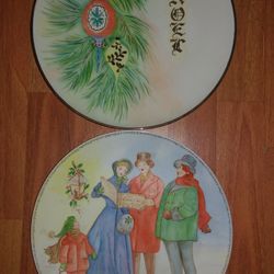 German Christmas Plates