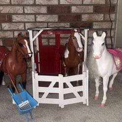 Horses and Stable Toys  
