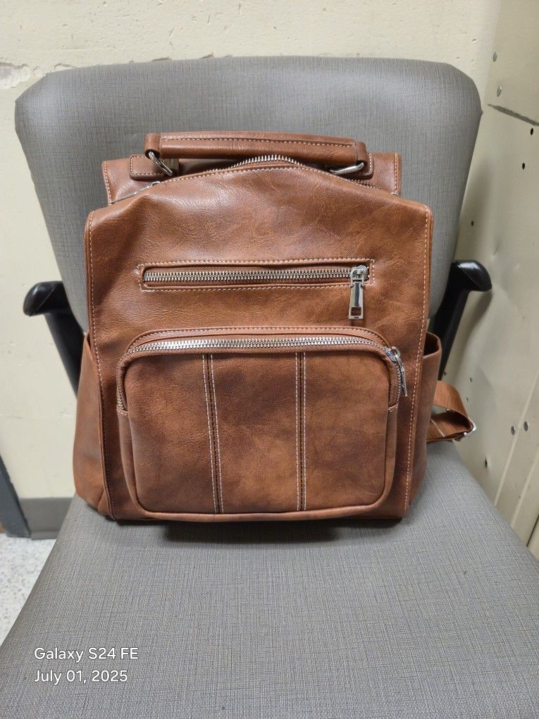Leather Backpack