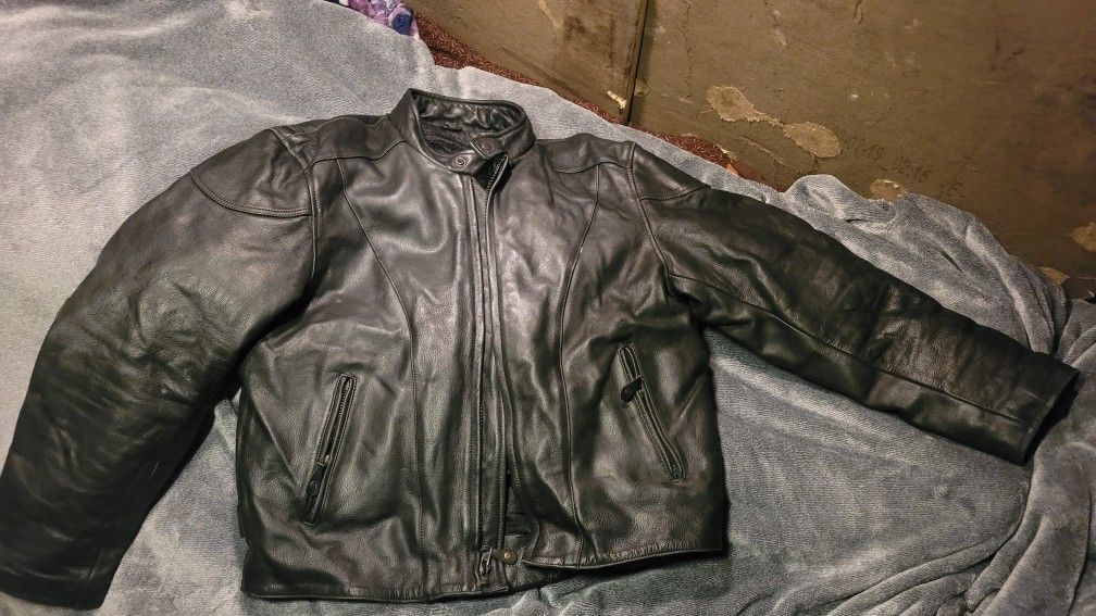River Road Leather Jacket. Motorcycle