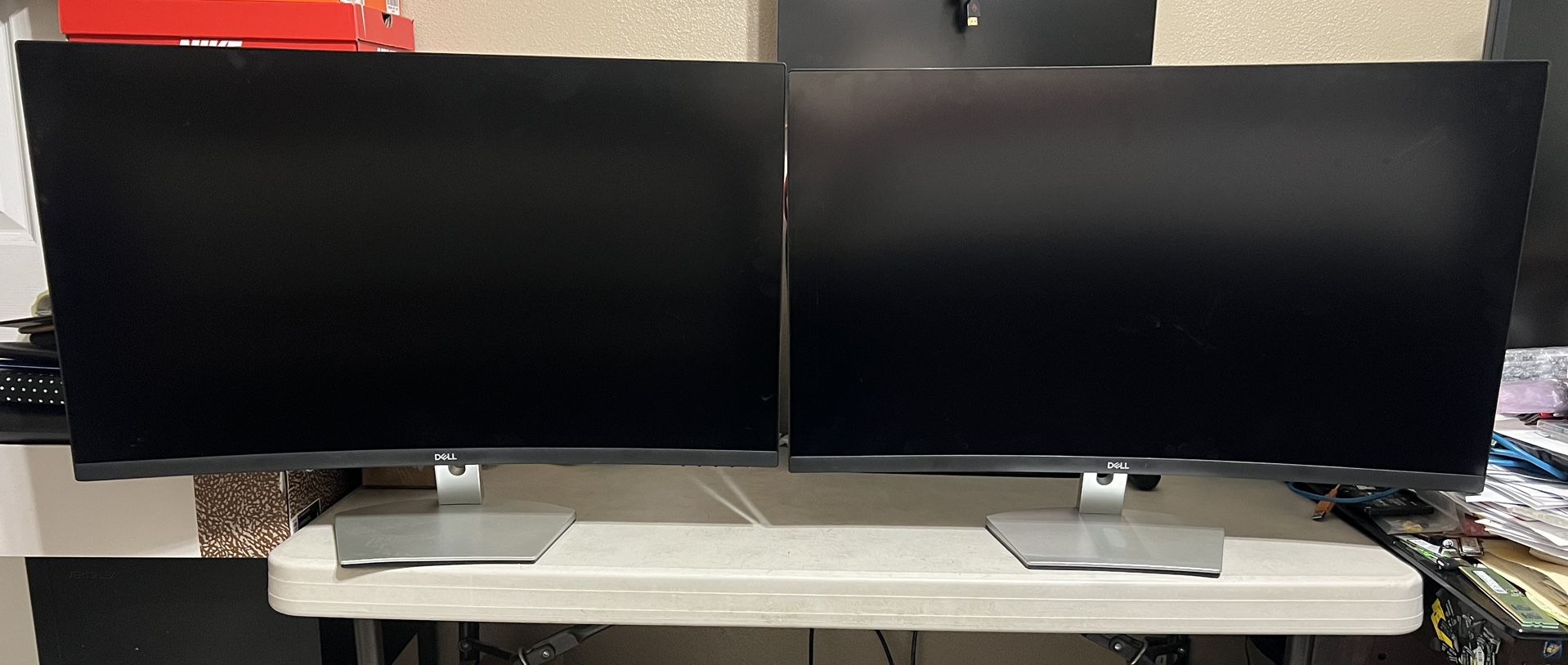 (2) DELL DUAL 32” CURVED PROFESSIONAL MONITORS (2) /FULL FHD/HDMI/ (PRICE IS FOR BOTH)