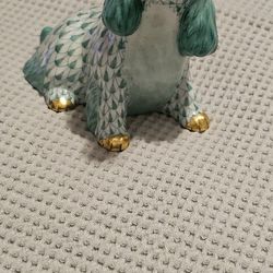Herend Hvngary Handpainted Dog