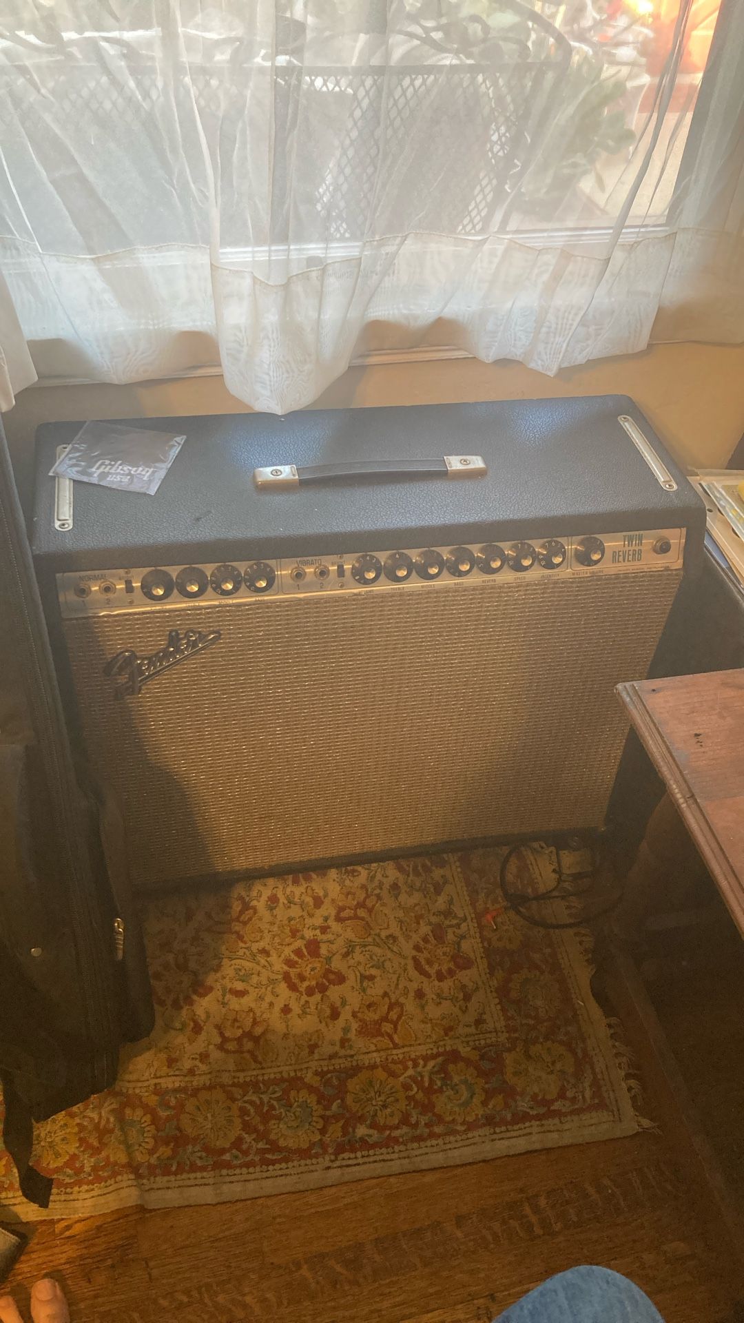 1972 Fender Twin Silver face