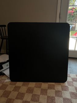 Black Folding Card Table