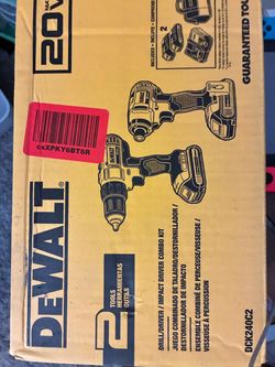 DEWALT 20V Drill/Driver & Impact Driver Combo Kit