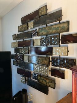 Three piece wall frame