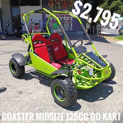 Coaster midsize go kart 125CC $2,795