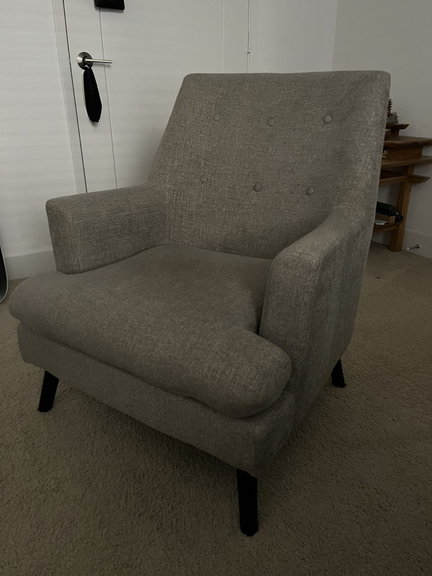 $20 Pick Up Only Chair - Dark Beige 