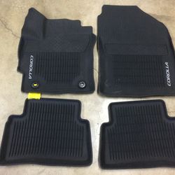 Genuine OEM Toyota Corolla Hatchback All Weather Floor Mats 