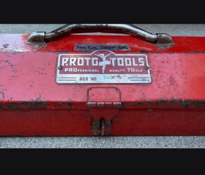 Vintage proto tools tool box