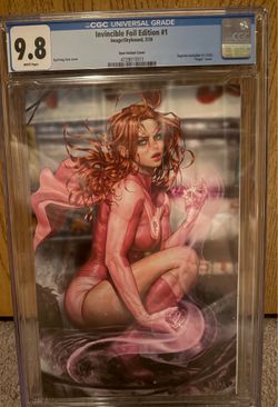 INVINCIBLE #1 EOM MEGACON 2026 ATOM EVE VARIANT LTD 1500 9.8 Cgc Comic Slab