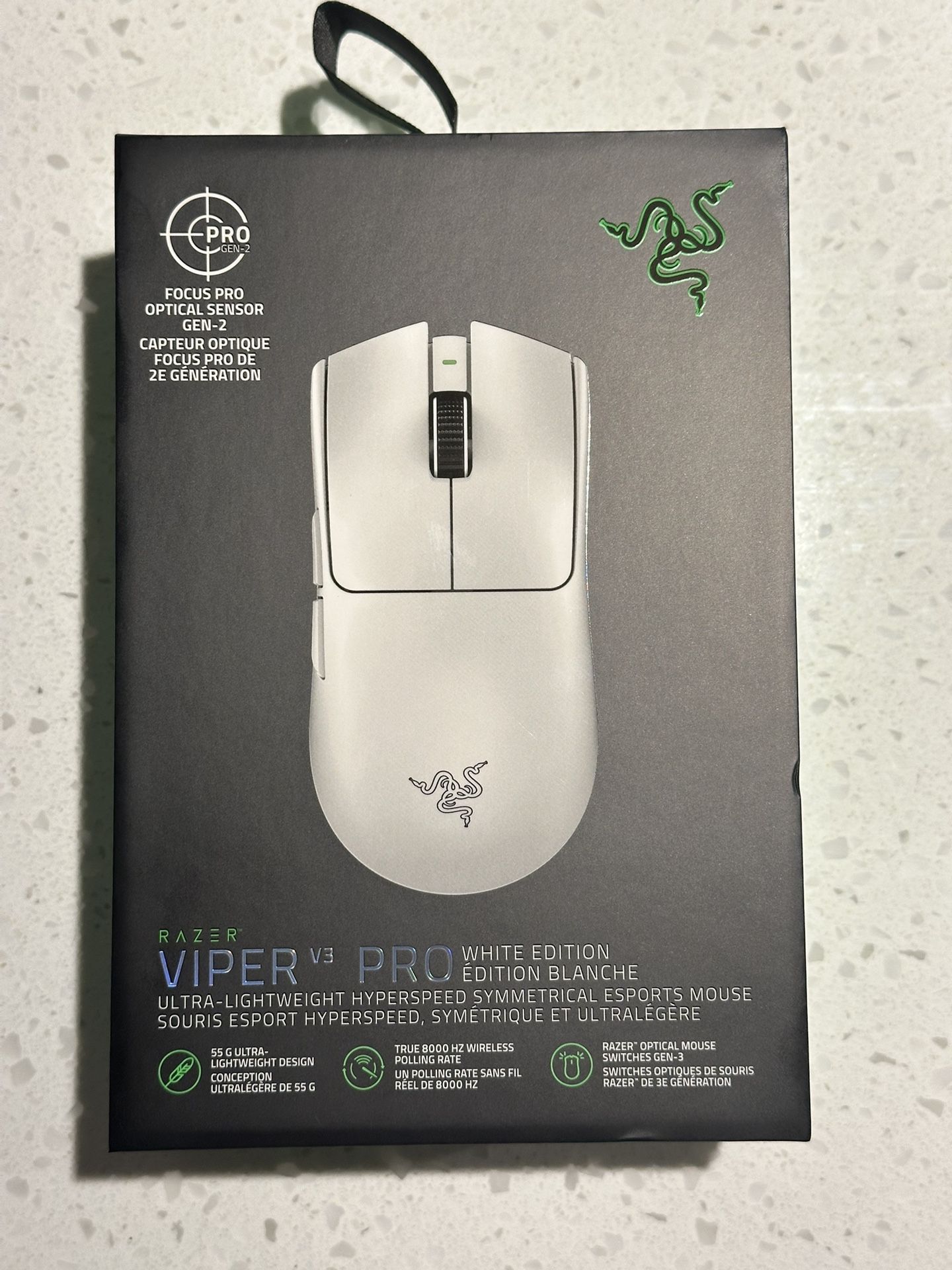 Razer Viper V3 Pro White New Sealed