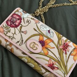 Gucci Flora Wallet Chain
