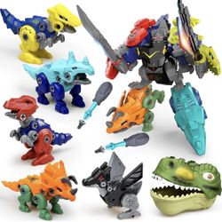 5-in-1 STEM Dinosaur Transform Robot