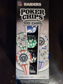 RAIDERS POKER CHIPS
