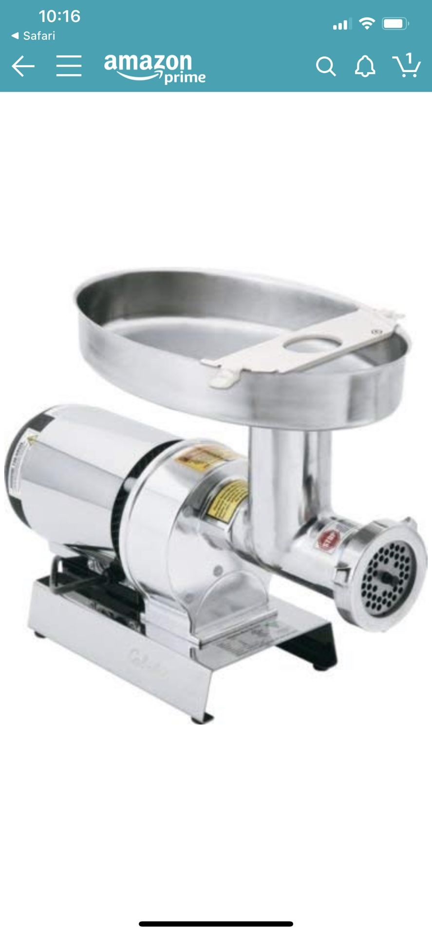 Cabelas commercial meat grinder 1 HP for Sale in Scottsdale, AZ OfferUp