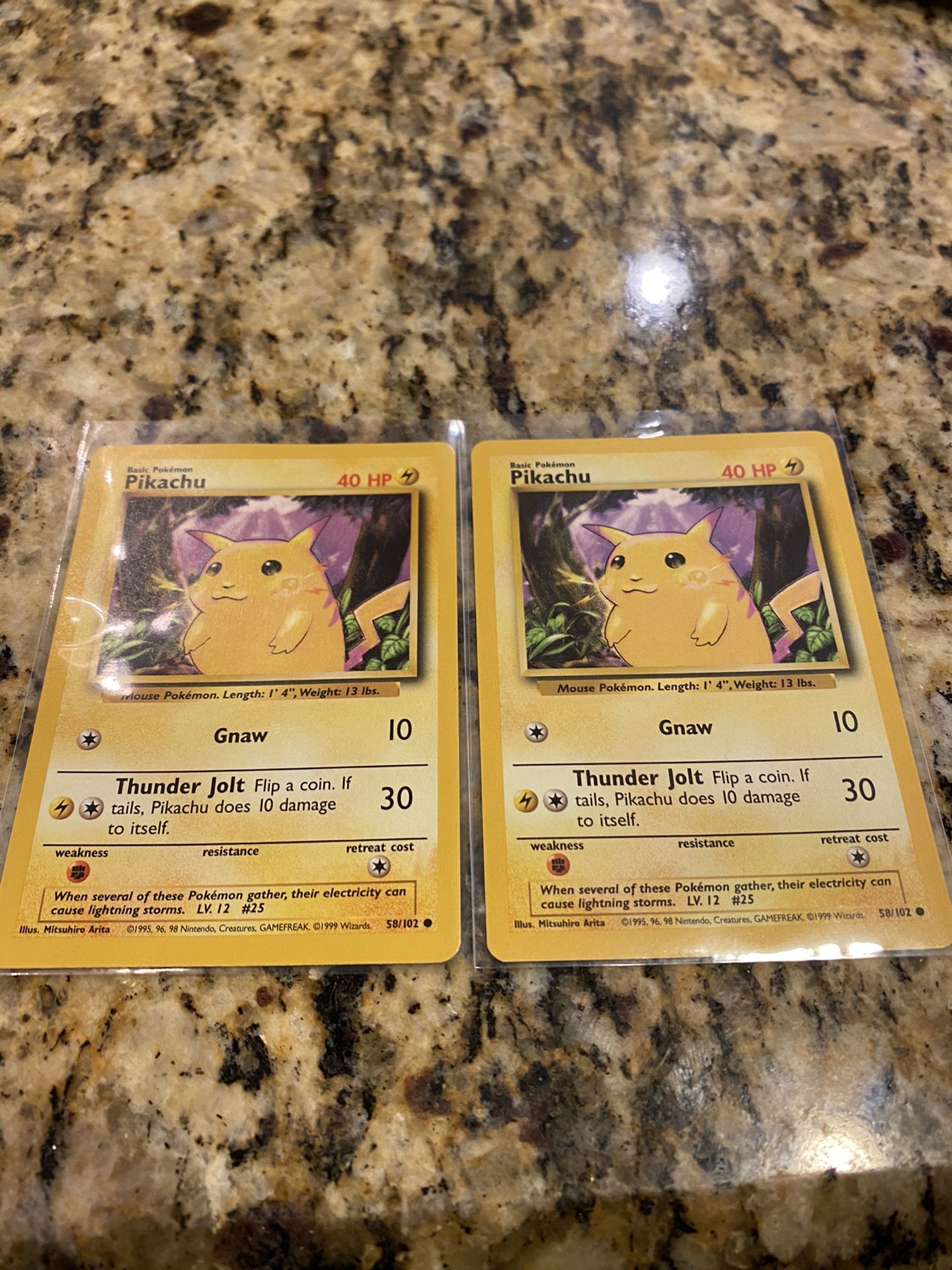 Pikachu Base Set Pokemon Cards