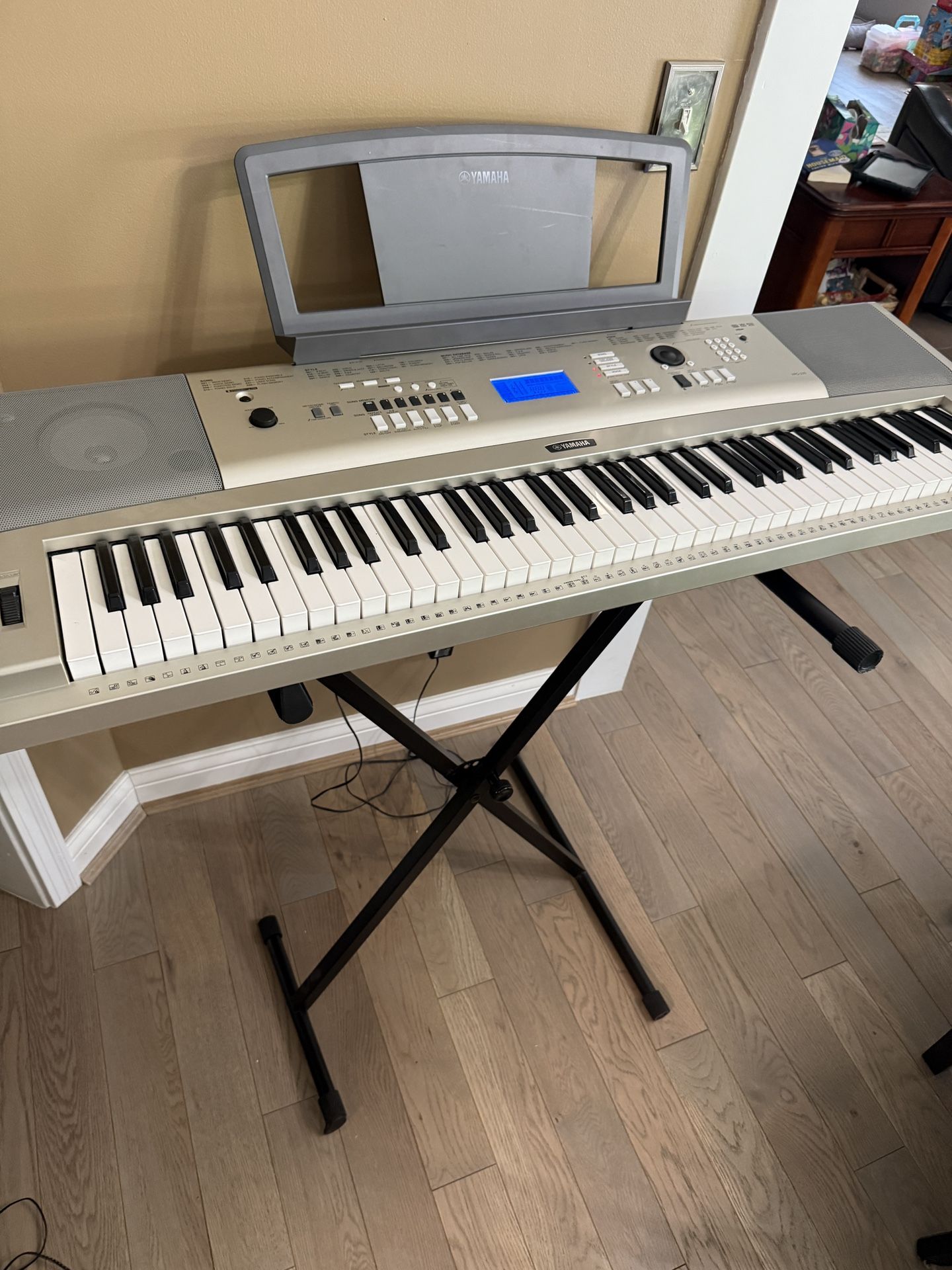 Yamaha YPG-235 Piano-focused 76-key Yamaha Portable Grand Keyboard with Portable Stand!