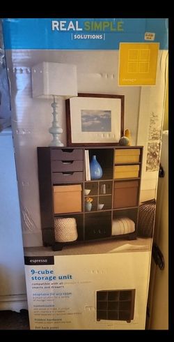 Brand is Real Simple 9 cube storage unit