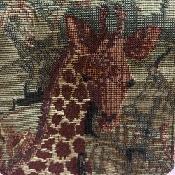 Small Giraffe Themed Tapestry Ladies Purse Pouch 