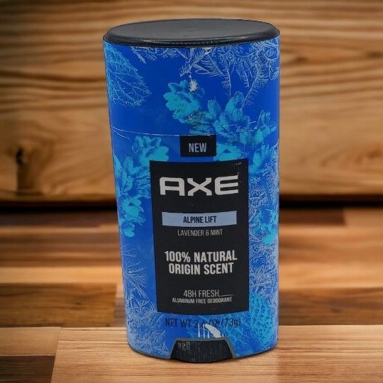AXE  Alpine Lift 100% Natural Aluminum Free Deodorant,  2.6 oz. Lavender and Mint,