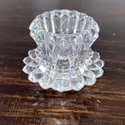 Petal Cut Glass Candle Holders for Candelabras $5 Each!