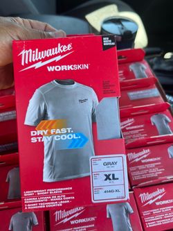 Milwaukee WORKSKIN Lightweight Performance Shirt XL Gray