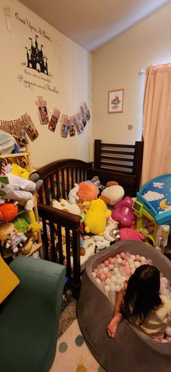 Crib toddler bed multi use . Mattress included  $200 obo