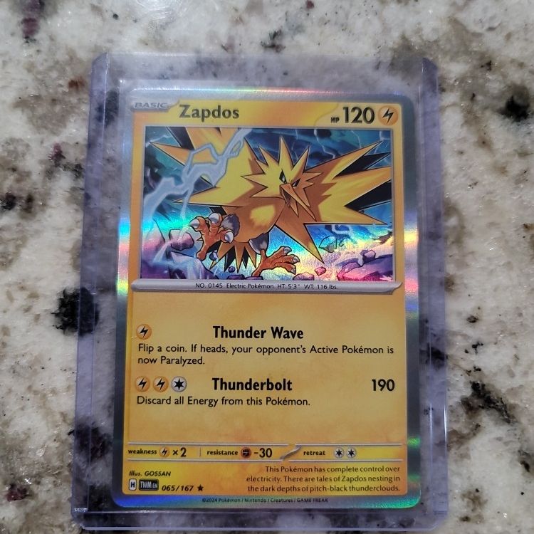 Zapdos 65/167 Twilight Masquerade Holo Rare Pokemon TCG for Sale in  Riverside, CA - OfferUp