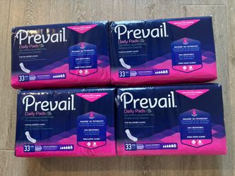 Prevail Ultimate Bladder Control Daily Pads (Pack of 33)