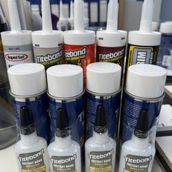 Titebond Adhesive And Accelerator, Caulking, UA920, PVC Trim