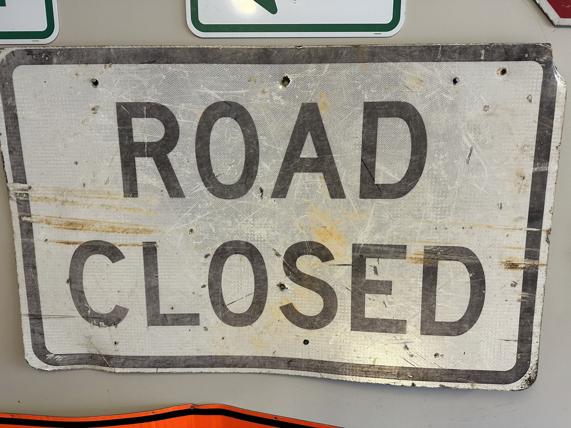 Road Closed Sign