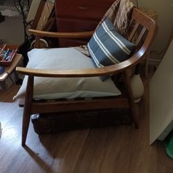 Pair of Tell City Chair Co. Danish Modern Chair frames