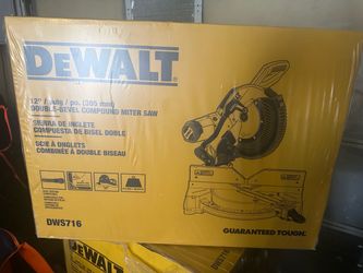 12” double bevel corded miter saw
