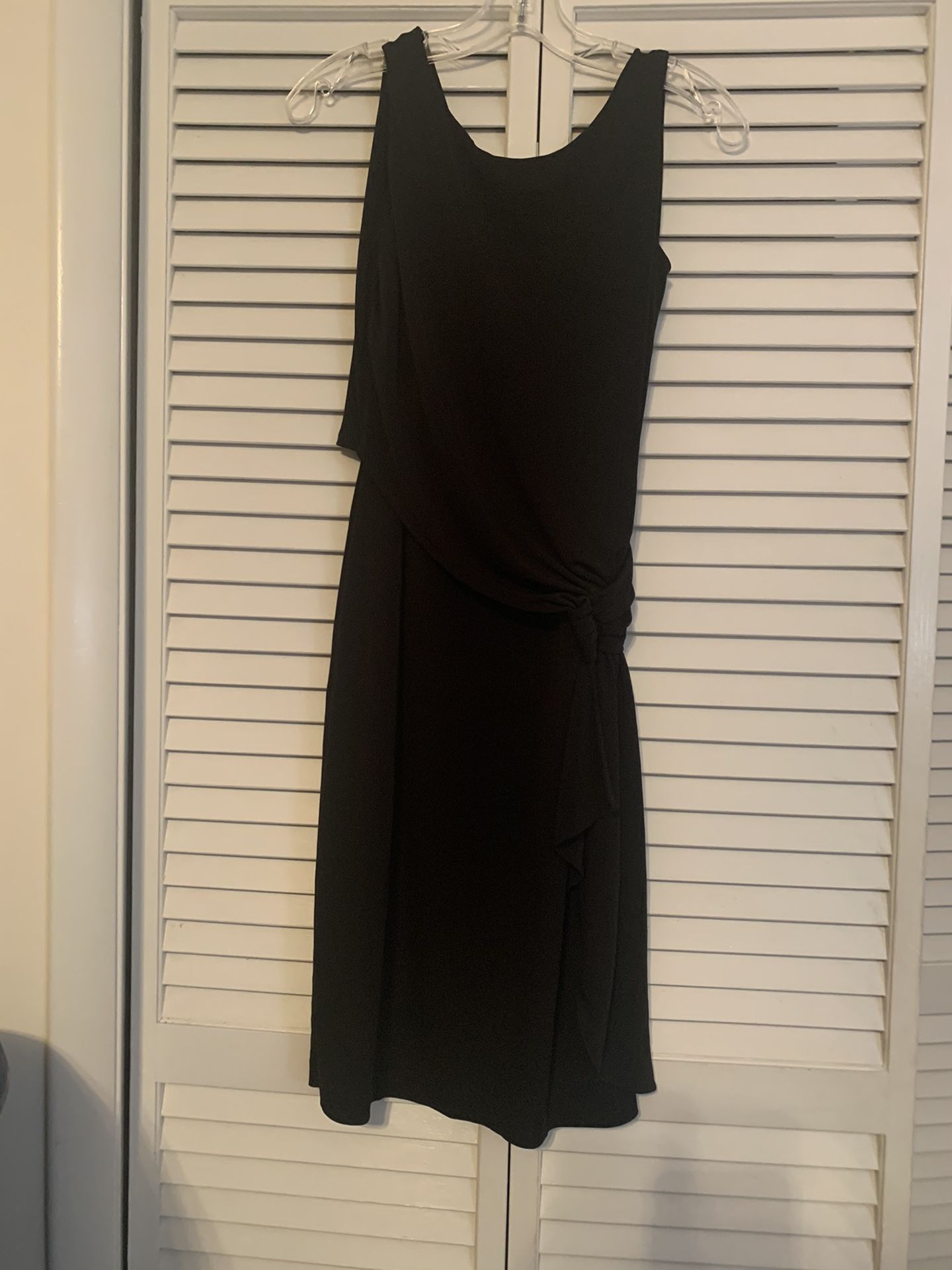 Talbots Size S Black Knee Length Dress