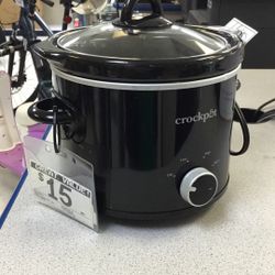 $15. Crockpot, Small Kitchen Appliance.